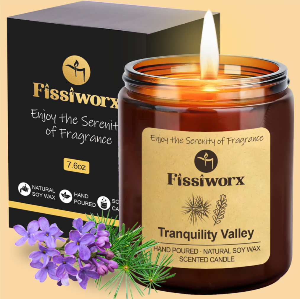 Tranquility Valley Scented Candle Gold - Fissiworx store